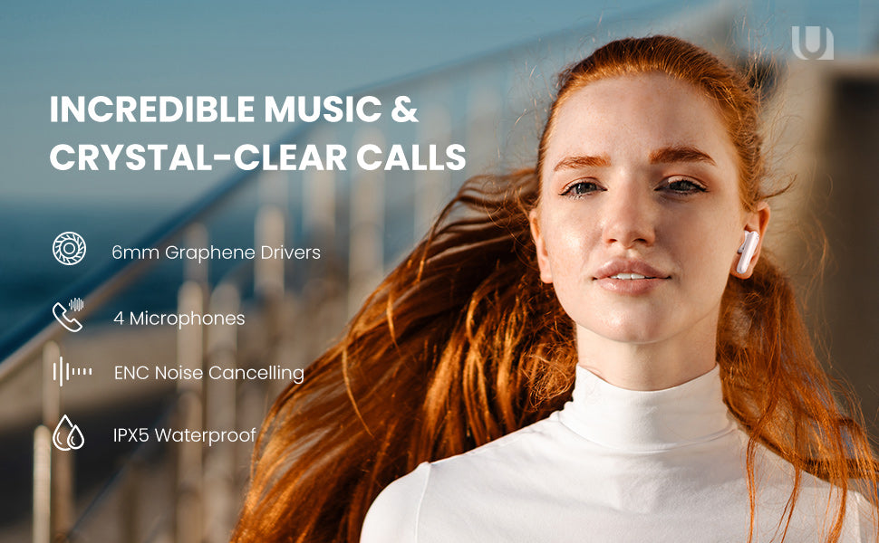 Ugreen HiTune T1 Wireless Earbuds with 4 Microphones