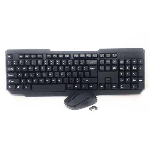 UniQue Wireless USB 104 Keys Standard US Layout Keyboard