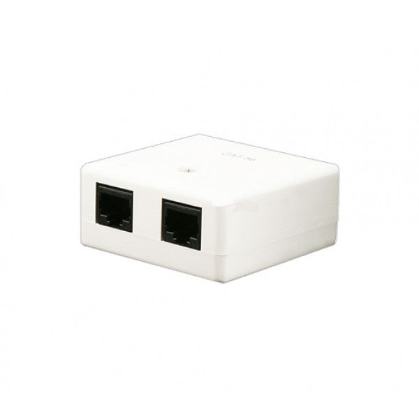 UltraLAN CAT5e Double Port Surface Mount Box