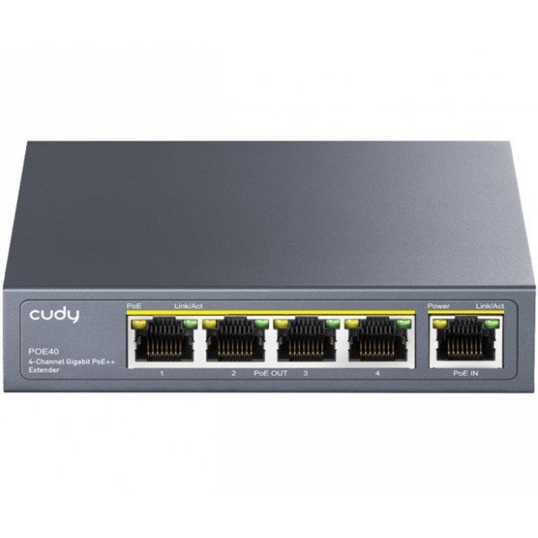 Cudy 4-Channel Gigabit PoE++ Extender (CD-GSPOE40)