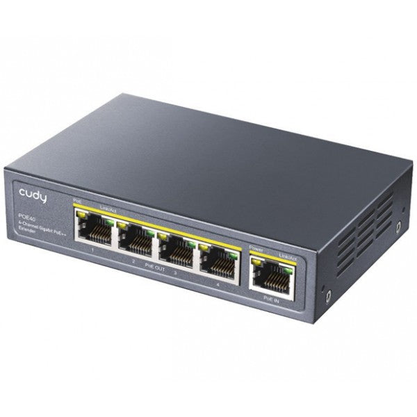 Cudy 4-Channel Gigabit PoE++ Extender (CD-GSPOE40)