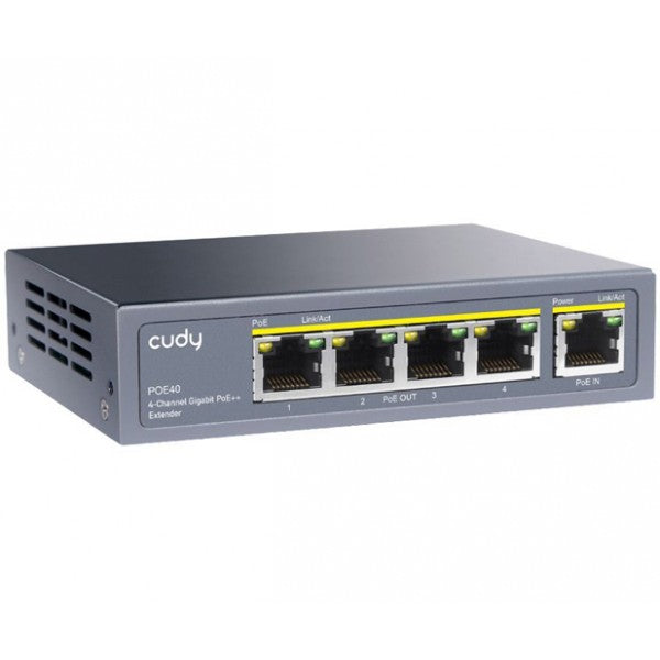 Cudy 4-Channel Gigabit PoE++ Extender (CD-GSPOE40)