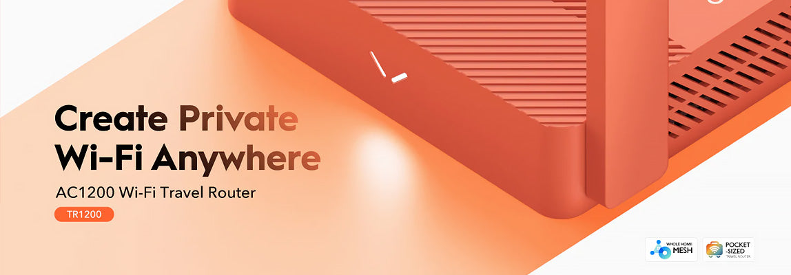 Cudy AC1200 Wi-Fi VPN Travel Router