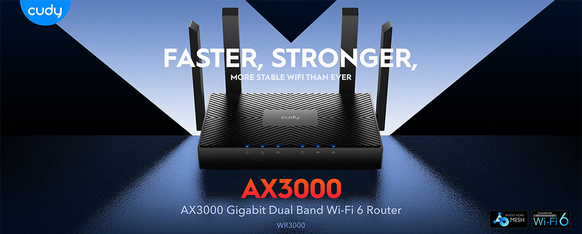 Cudy AX3000 Gigabit Wi-Fi 6 Mesh Router
