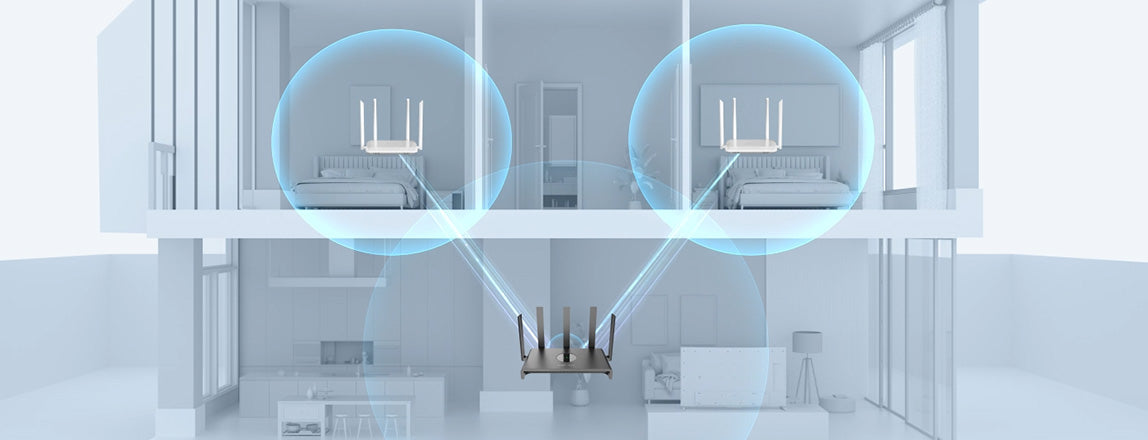 Reyee 1300Mbps Wi-Fi 5 Dual-band Gigabit Router (RG-EW1300G)