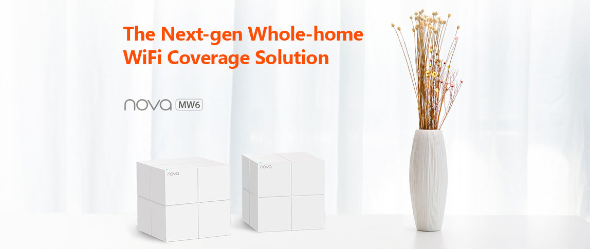 Tenda Nova MW6 Dual Band Whole Home Mesh Wi-Fi System (2-Pack)