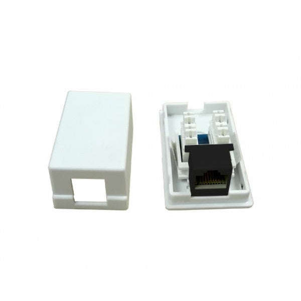 UltraLAN CAT5e Single Port Surface Mount Box