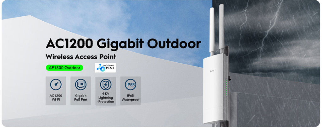 Cudy Outdoor AC1200 Gigabit Wireless Access Point AP1300